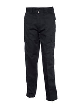 Load image into Gallery viewer, Cargo Work Trousers Black