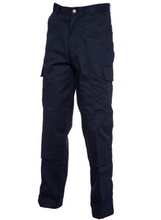 Load image into Gallery viewer, Cargo trousers with knee pads Navy