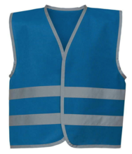 Load image into Gallery viewer, Child's Hi-Vis Waistcoats in Blue