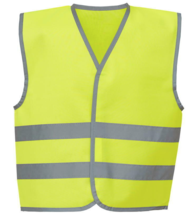 Load image into Gallery viewer, Child's Hi-Vis Waistcoats in Yellow
