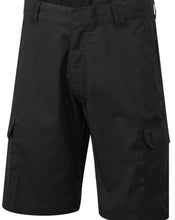 Load image into Gallery viewer, Mens Cargo work shorts - Black
