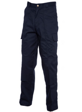 Load image into Gallery viewer, Cargo trousers with knee pads Navy
