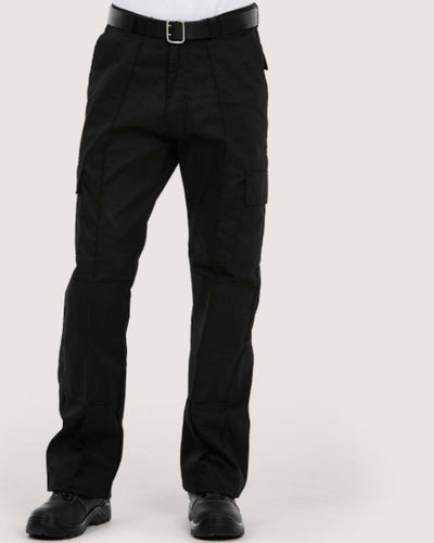 Cargo trousers with knee pads