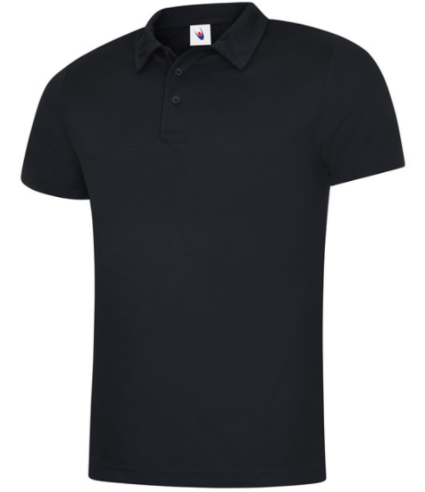 Mens Ultra Cool Poloshirt - Black  (Leisurewear)