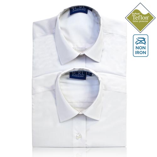 St Andrews Primary School - Girls Shirts/Blouse Twin Pack - White