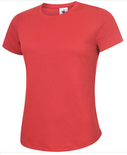 Load image into Gallery viewer, Ladies Ultra Cool T Shirt - Red (Leisurewear)
