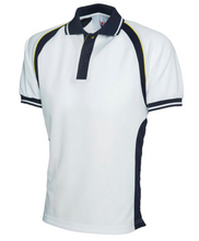 Load image into Gallery viewer, Sports Polo Shirts - white &amp; navy (Leisurewear)
