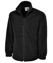 Load image into Gallery viewer, Premium Full Zip Micro Fleece Jacket - Black
