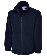 Load image into Gallery viewer, Premium Full Zip Micro Fleece Jacket - Navy
