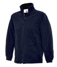 Load image into Gallery viewer, Childrens Full Zip Micro Fleece Jacket - Navy
